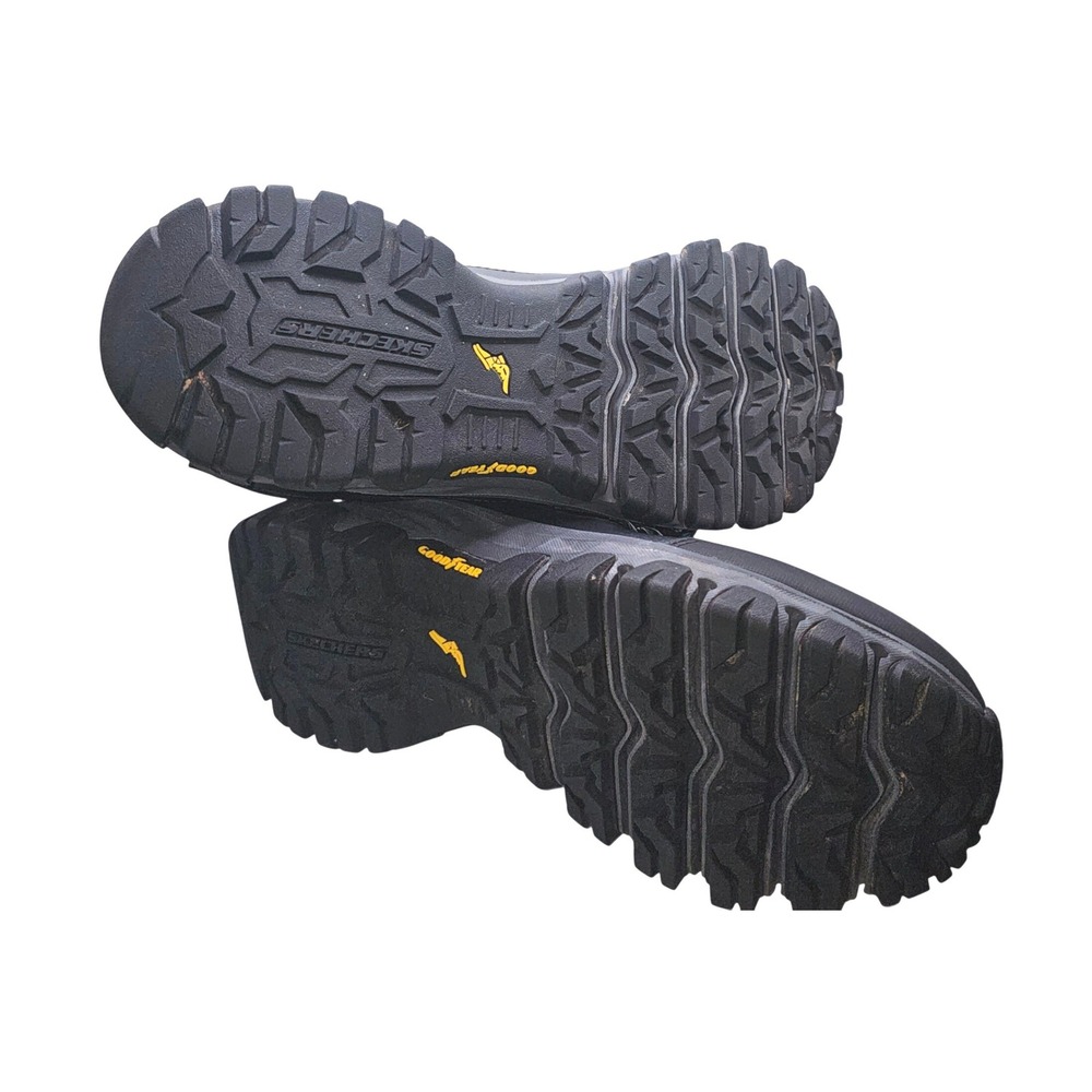 Skechers Relaxed Fit Edgemont Black Waterproof Hiking Boots  Womens Size 9.5 - Picture 7 of 9